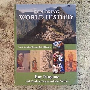 Exploring World History English Bible Notgrass Homeschool Curriculum TextBook